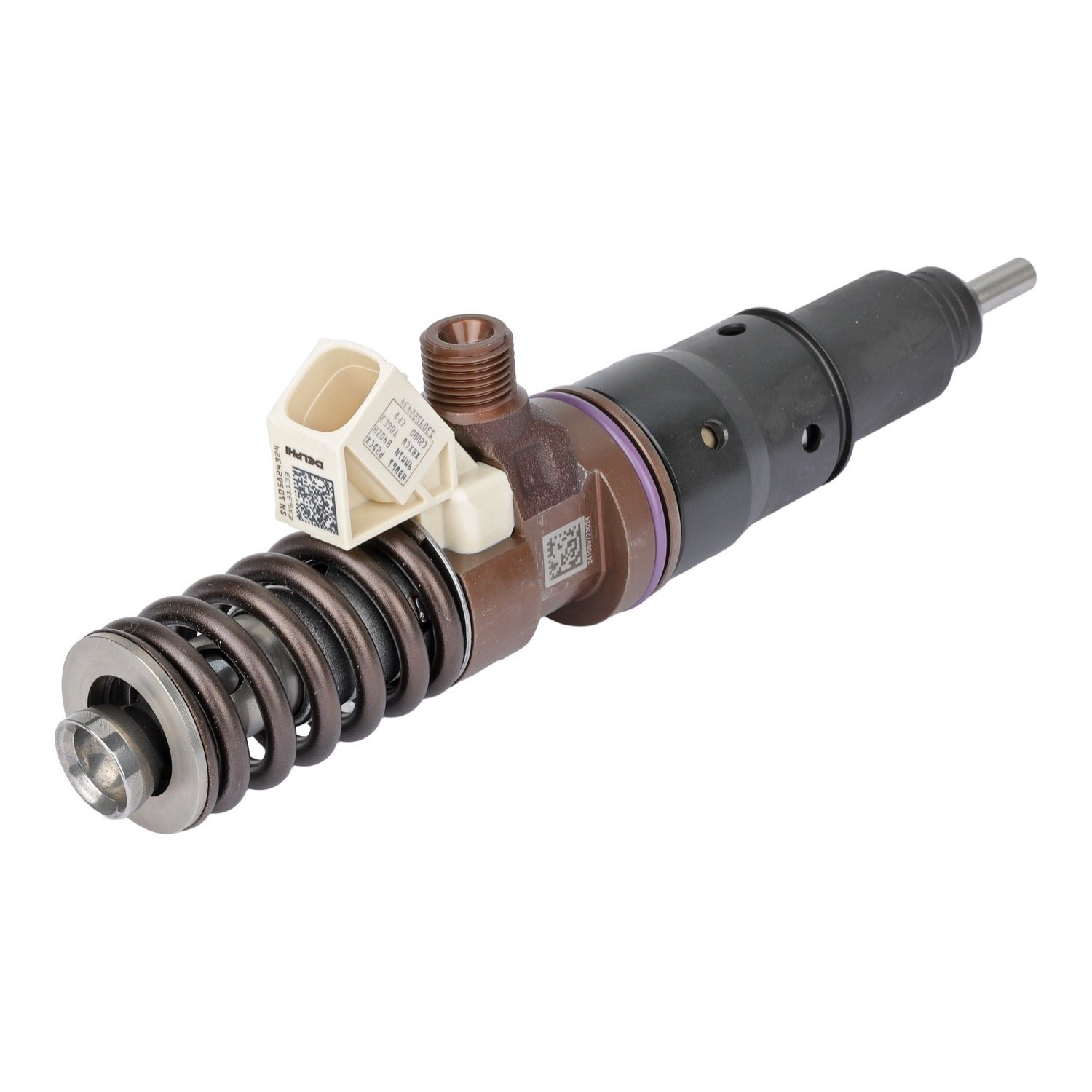 Delphi EX631133 F2E Pumping Fuel Injector for Volvo D13 with the Delphi F2E fuel system, view 2